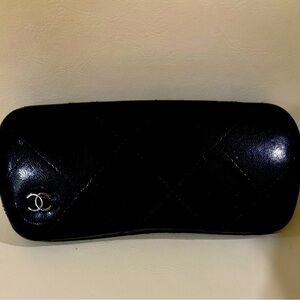 Chanel Leather eye glasses case